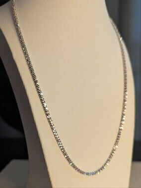 18k White Gold Filled 16" Chain W073026-2
